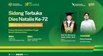 Fakultas Kehutanan USU Rayakan Dies Natalis Ke-10 dengan Tema Akselerasi Pendidikan Tinggi untuk Kehutanan Indonesia Emas