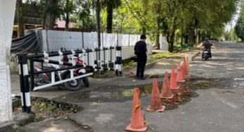 Pintu Parkiran USU Jebol Jadi Sorotan Mahasiswa