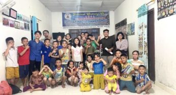 Mahasiswa FISIP USU Bangkitkan Semangat Belajar Anak Panti
